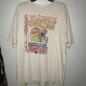 Vintage 49ers super bowl tee XL
